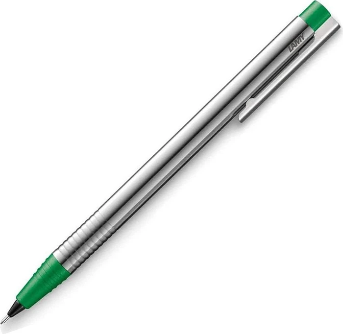 Lamy logo Edelstahl Druckbleistift HB 0.7mm graphit, silber/grün