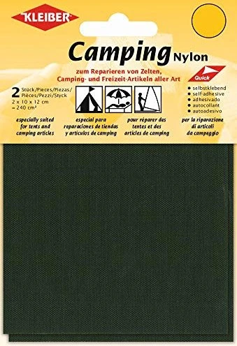 Kleiber Camping Nylon für Zelte selbstklebende Reparatur-Flicken khaki