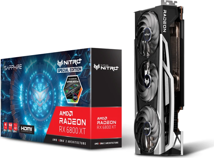 Sapphire Nitro+ Radeon RX 6800 XT SE, 16GB GDDR6, HDMI, USB-C, 2x DP, lite retail