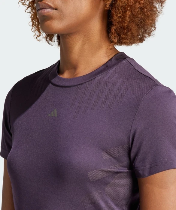 adidas HIIT Airchill Training Funktionsshirt kurzarm aurora black (Damen)