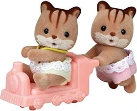 Epoch Sylvanian Families - Zwillinge - Walnuss Eichhörnchen Zwillinge