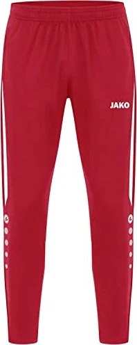 Jako Polyester Power Trainingshose lang rot/weiß (Damen)