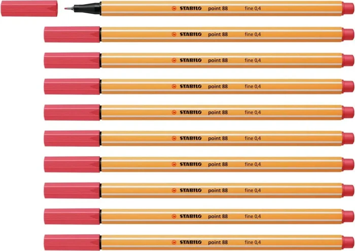 STABILO point 88 rostrot, 10er-Pack