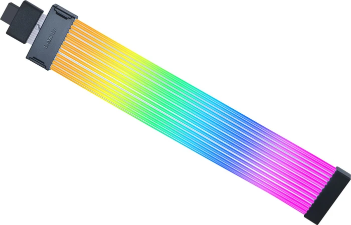 Lian Li Strimer Wireless 16-12, 12V-2x6 PCIe Verlängerungskabel, 12 Lichtleiter, RGB beleuchtet