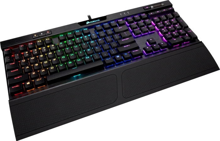 Corsair Gaming K70 RGB MK.2 Low Profile Rapidfire, MX LOW PROFILE RGB SPEED, USB, US