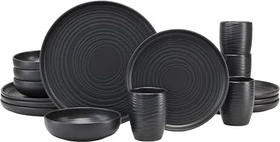 CreaTable Uno Tafelservice schwarz, 12-tlg.