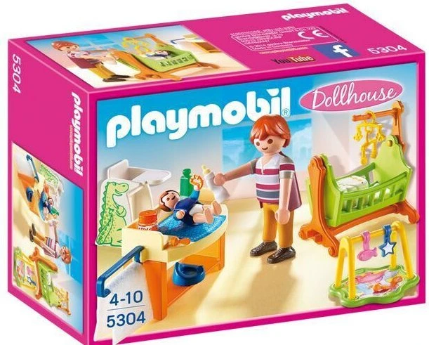 playmobil Dollhouse Babyzimmer mit Wiege