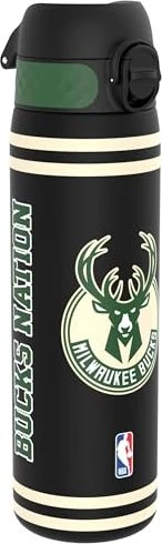 ion8 Recyclon NBA Milwaukee Bucks Trinkflasche 500ml multi teams black