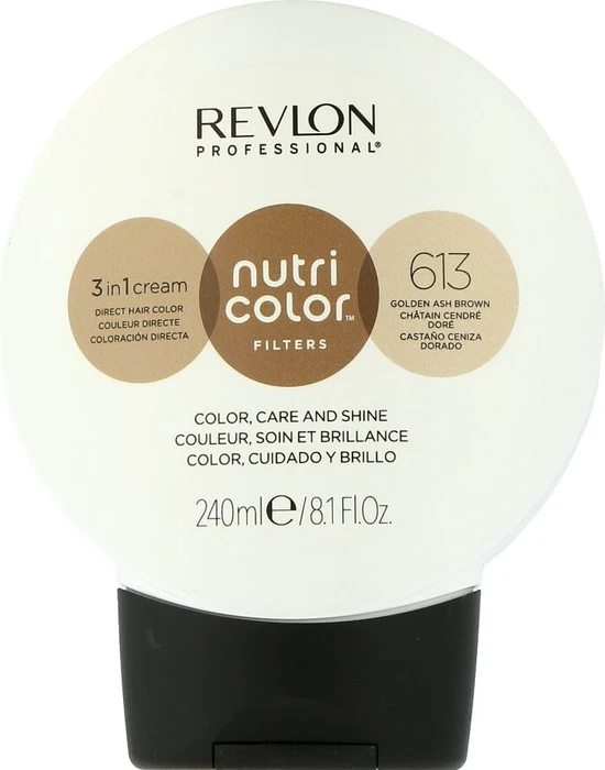 Revlon Nutri Color Filters Haartönung 613 golden ash brown, 240ml
