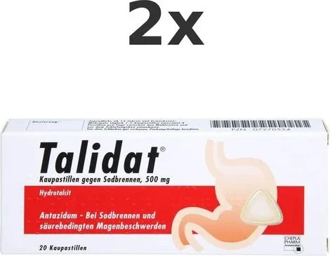 Cheplapharm Talidat Kaupastillen gegen Sodbrennen, 20 Stück