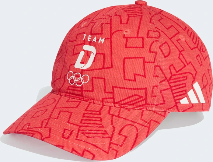 adidas Team D GFX Kappe semi lucid red