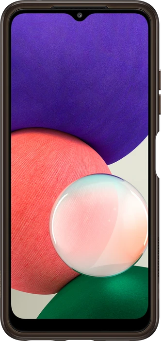 Samsung Soft Clear Cover für Galaxy A22 5G schwarz