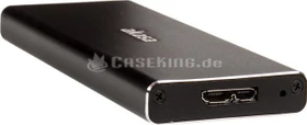 Akasa M.2 (NGFF) SSD aluminium enclosure, USB 3.0 Micro-B