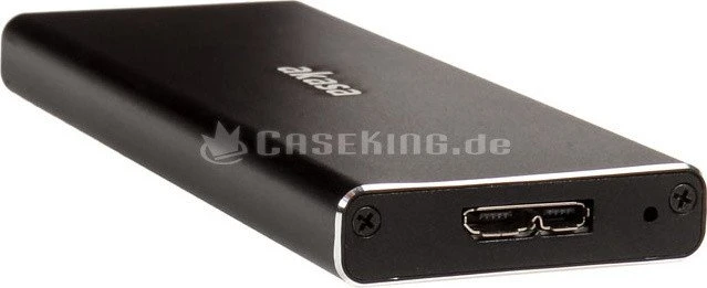 Akasa M.2 (NGFF) SSD aluminium enclosure, USB 3.0 Micro-B