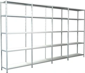 Schulte Lagertechnik PowerMAX Schwerlastregal 400x200x35cm weiß