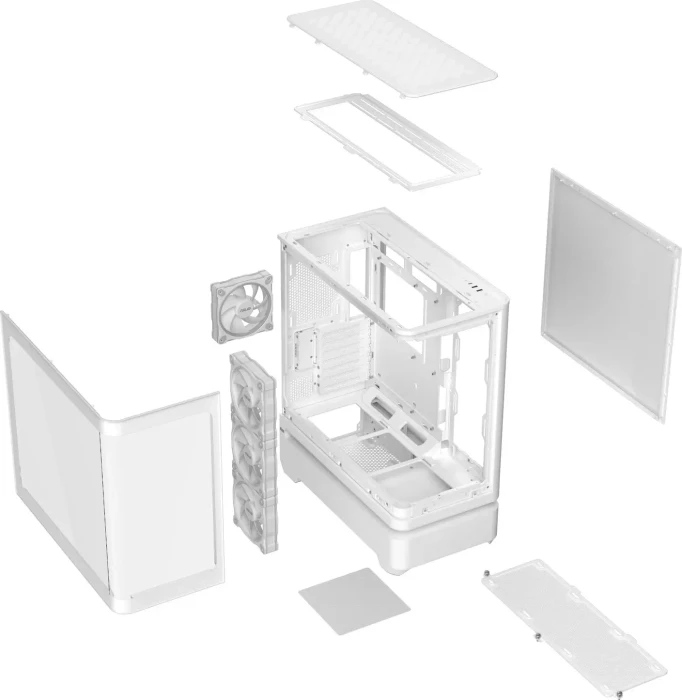 ASUS Prime AP304 ARGB, weiß, Glasfenster