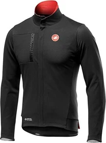 Castelli Double Espresso Fahrradjacke light black/red (Herren)