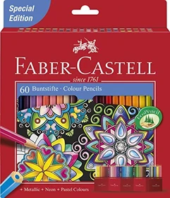 Faber-Castell Classic Colour Buntstift sortiert, 60er-Set