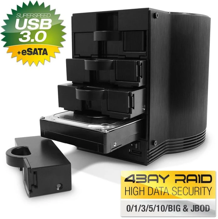 Fantec SQ-35RU3e, USB-B 3.0/eSATA