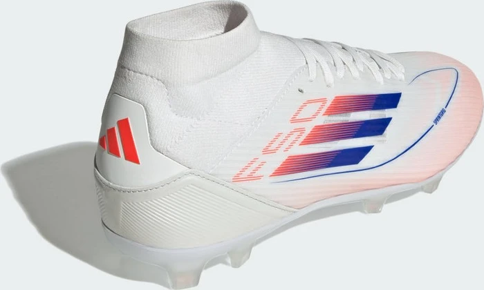 adidas F50 League Mid-Cut FG/MG cloud white/lucid blue/solar red (Damen)