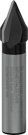Bosch Professional HM V-Nutfräser, (D)11x14x45mm, 1 Stück