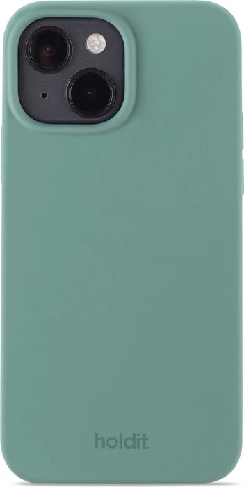 Holdit Silicone Case für Apple iPhone 15 Moss Green