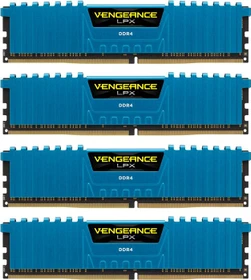 Corsair Vengeance LPX blau UDIMM 16GB Kit, DDR4-2800, CL16-18-18-36