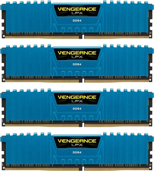 Corsair Vengeance LPX blau UDIMM 16GB Kit, DDR4-2800, CL16-18-18-36