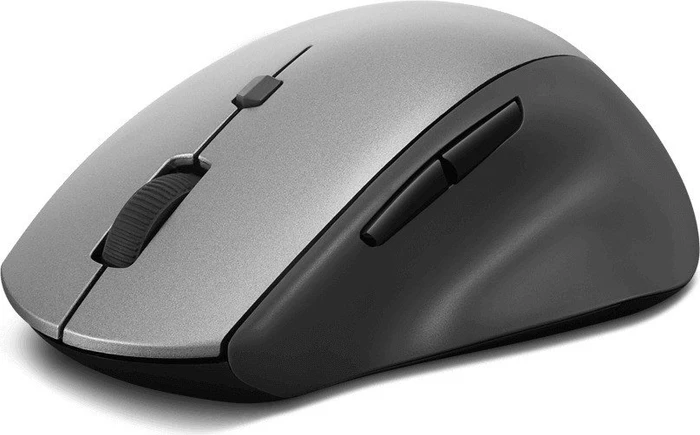 Lenovo ThinkBook Wireless Media Mouse grau, USB