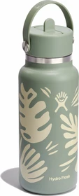 Hydro Flask Wide Mouth Flex Straw Cap Isolierflasche 946ml botanical bliss
