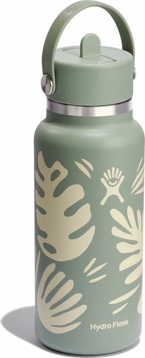 Hydro Flask Wide Mouth Flex Straw Cap Isolierflasche 946ml botanical bliss