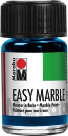 Marabu Easy Marble Marmorierfarbe, azurblau, 15ml
