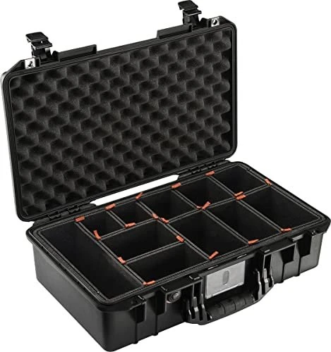 Peli Air Case 1525 Schutzkoffer mit TrekPak Facheinteilung schwarz