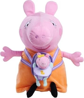 Simba Toys Peppa Pig Mama Wutz mit Evie 33cm