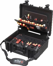 Wiha 9300-702 VDE Elektriker Competence XL Handwerkzeugset inkl. Koffer, 80-tlg.