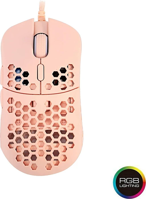 HK Gaming Mira-S Gaming Mouse Rose Quarz rosa, USB