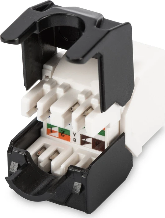 Digitus Keystone Modul RJ-45 Buchse via Verlegekabel Cat6a