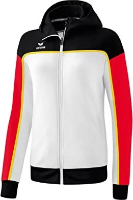 Erima Change mit Kapuze Trainingsjacke weiß/schwarz/rot (Damen)
