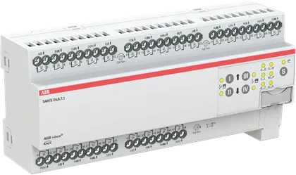 ABB SAH/S24.6.7.1 Schalt-/Jalousieaktor 24-fach, 230V, 6A, 12TE REG, Schaltaktor