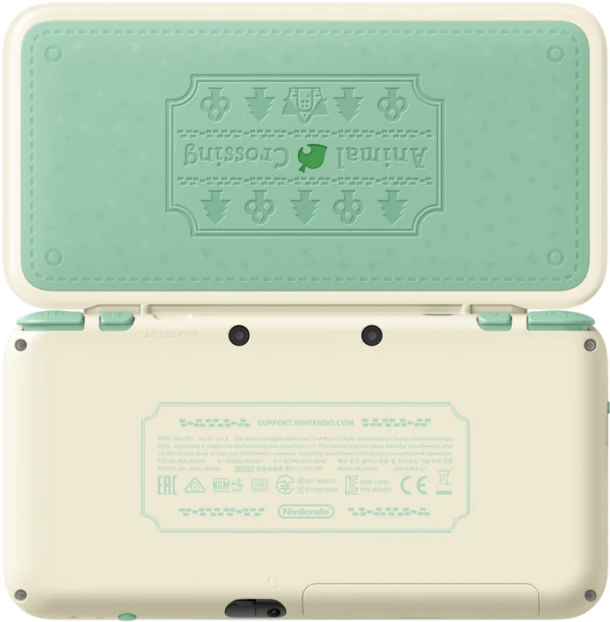 Nintendo New 2DS XL Animal Crossing Bundle grün/beige