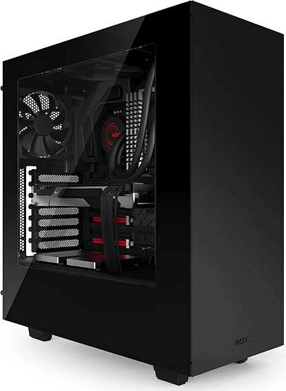 NZXT Source 340 schwarz, Acrylfenster