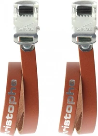 Zéfal Christophe Leather Toe-Straps Pedalriemen braun