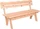 Garden Pleasure Rangun Gartenbank 2-Sitzer braun (985298)