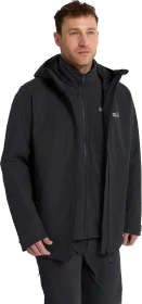 Jack Wolfskin Stonetrail 3in1 Funktionsjacke schwarz (Herren)