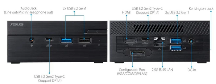ASUS ExpertCenter PN53-S1 - PN53-BS7773MDS1, Ryzen 7 7730U