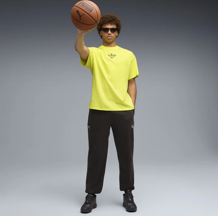 Puma Melo Alwayz On 1 Basketball T-Shirt kurzarm lemon sherbert (Herren)