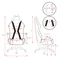 Diablo Chairs X-Horn 2.0 Kido Kinder-Gamingstuhl, schwarz/rot Vorschaubild