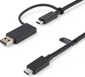 StarTech USB-C Kabel mit USB-A Adapter Dongle, 1m (USBCCADP)