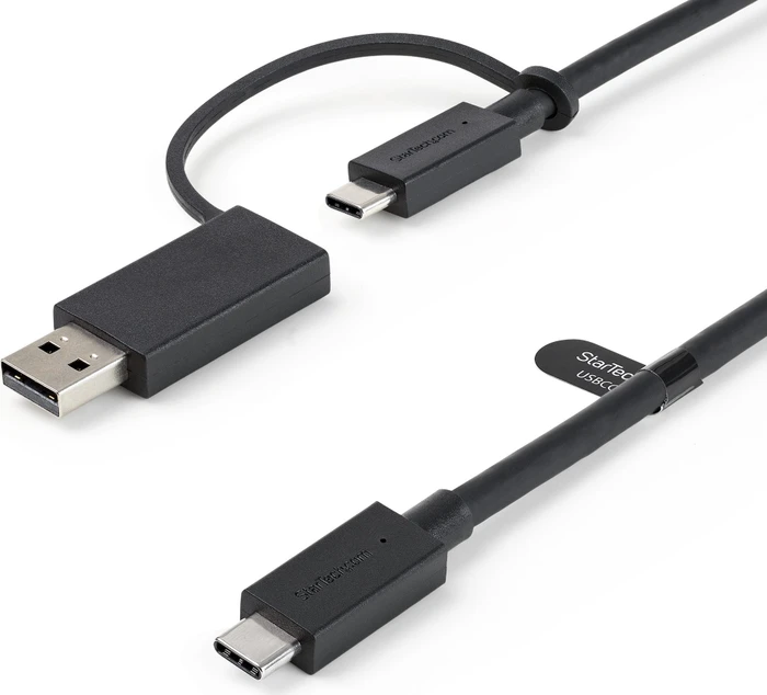 StarTech USB-C Kabel mit USB-A Adapter Dongle, 1m