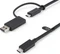 StarTech USB-C Kabel mit USB-A Adapter Dongle, 1m Vorschaubild